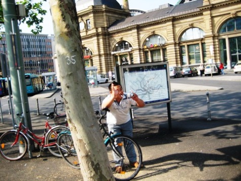 In Frankfurt  beim einkaufen