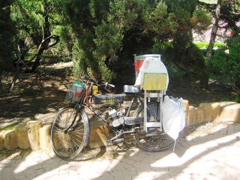 Und ein auergewhnliches Fahrrad