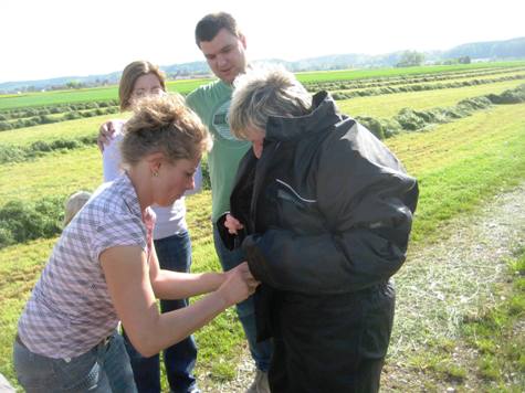Ingrid wollte auch mal fliegen