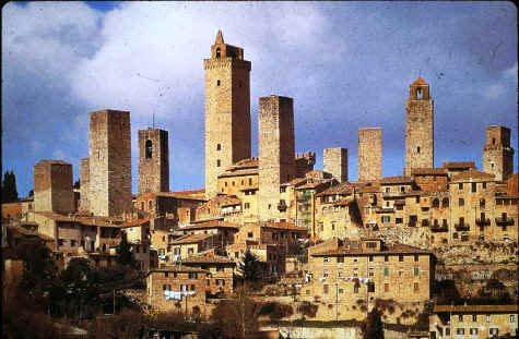 Die Geschlechtertrme von San Gimignano