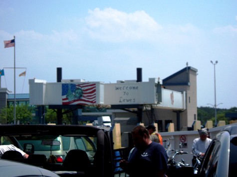 Ankunft in Lewis im State Delaware