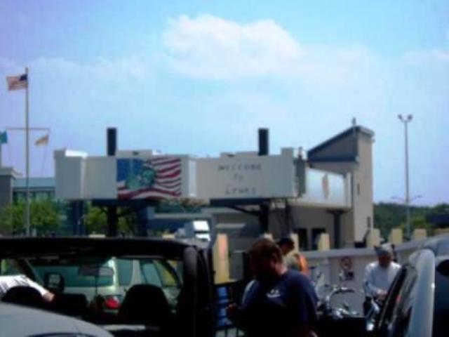 Ankunft in Lewis im Staat Delaware.