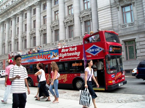 Mit dem Sightseeing Bus durch New York