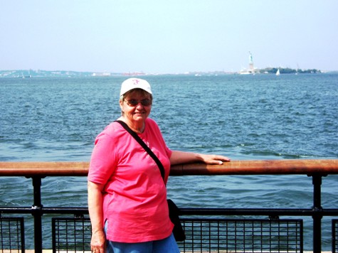 Blick auf Liberty Island 